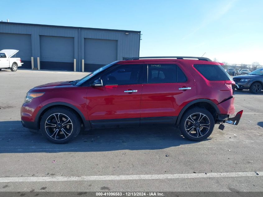 2014 Ford Explorer Sport VIN: 1FM5K8GT8EGC56329 Lot: 41096583