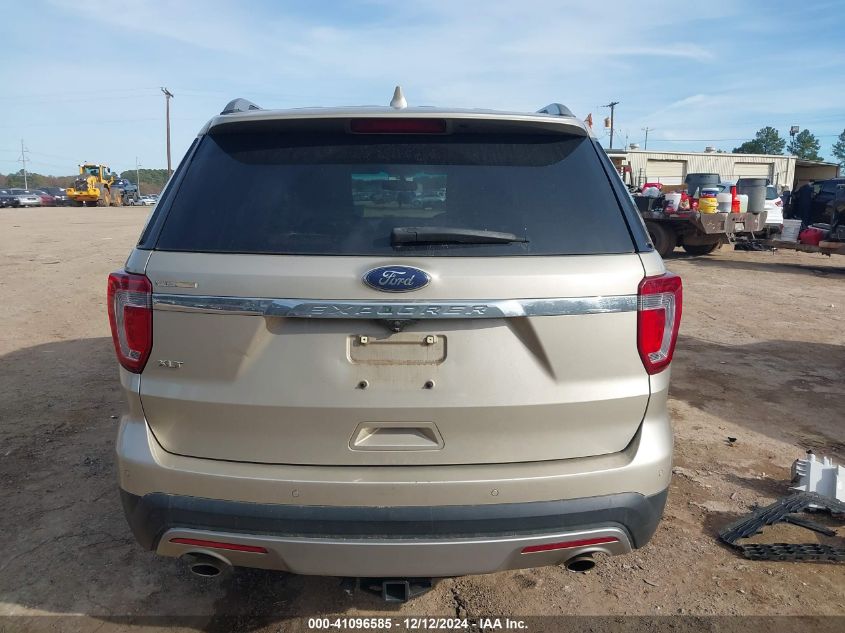 2017 Ford Explorer Xlt VIN: 1FM5K7D85HGA59083 Lot: 41096585