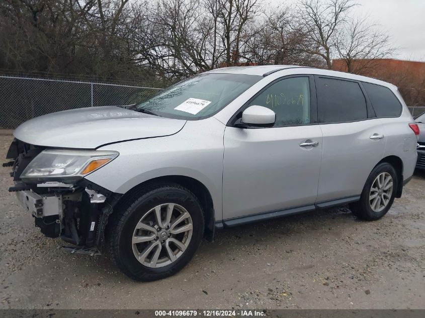 2015 Nissan Pathfinder S VIN: 5N1AR2MM2FC610391 Lot: 41096679