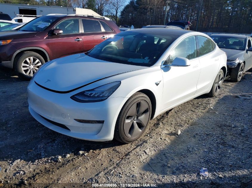 2019 Tesla Model 3 Long Range/Performance VIN: 5YJ3E1EB2KF418370 Lot: 41096695