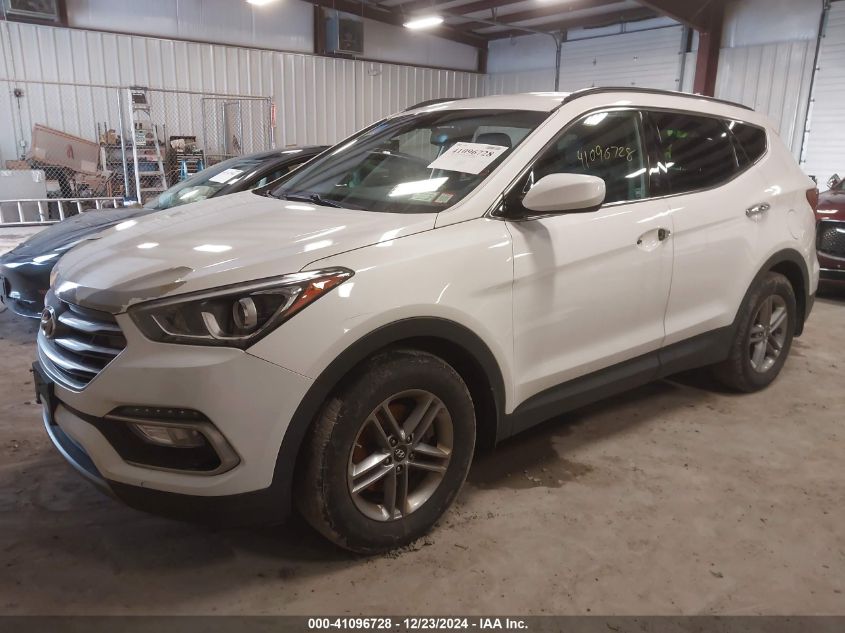 VIN 5NMZUDLB8HH021335 2017 Hyundai Santa Fe, Sport... no.2