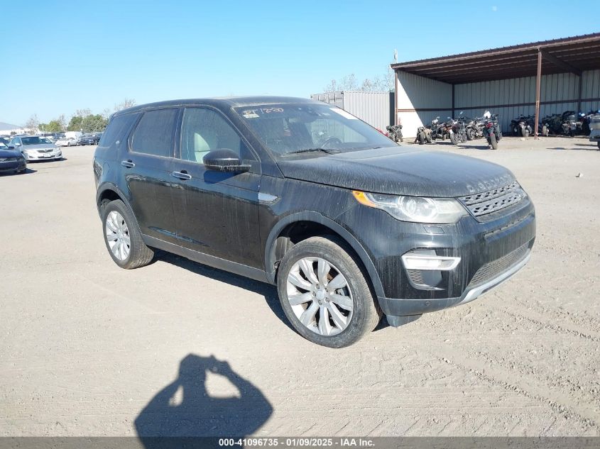 Vin: salct2bg5gh550356, lot: 41586854, land rover discovery sport hse lux 20161
