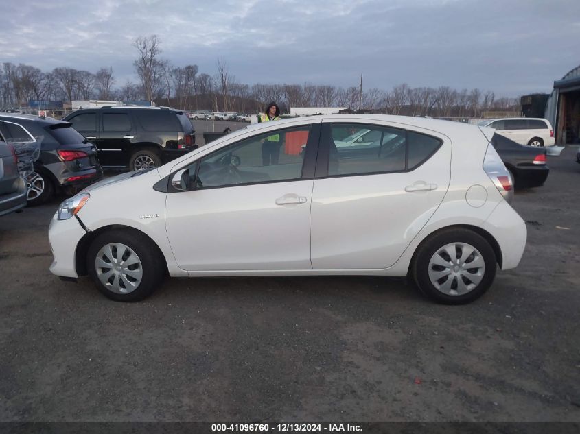 2014 Toyota Prius C Two VIN: JTDKDTB37E1074748 Lot: 41096760