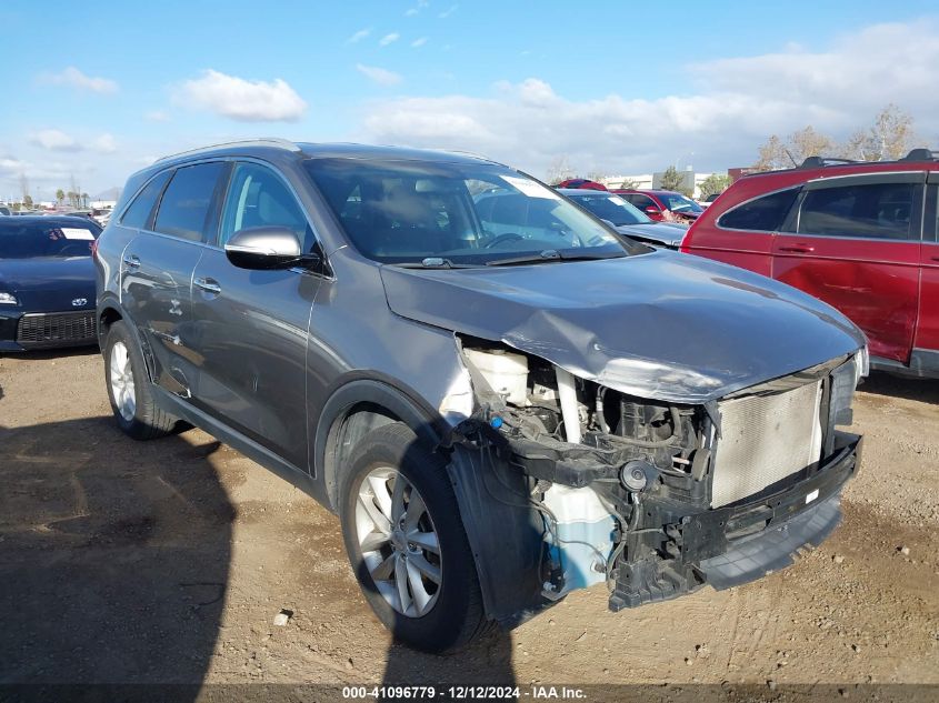 2017 Kia Sorento 2.4L Lx VIN: 5XYPG4A33HG238649 Lot: 41096779