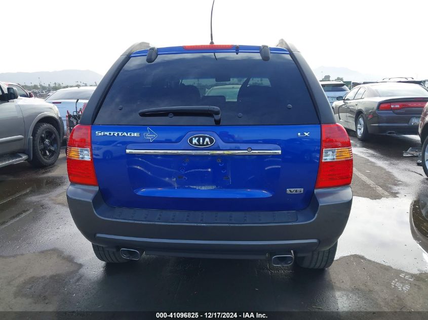 2007 Kia Sportage Lx V6 VIN: KNDJE723177373796 Lot: 41096825