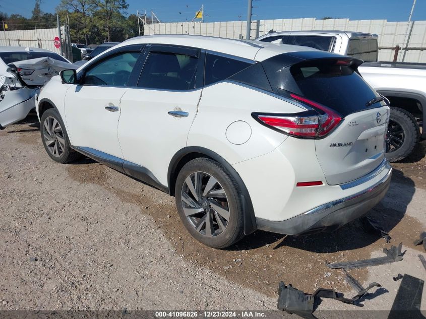 VIN 5N1AZ2MG6GN123775 2016 Nissan Murano, Platinum no.3