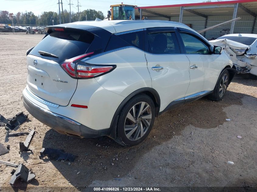 VIN 5N1AZ2MG6GN123775 2016 Nissan Murano, Platinum no.4