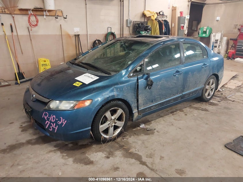 2008 HONDA CIVIC VIN: 1HGFA16808L035238