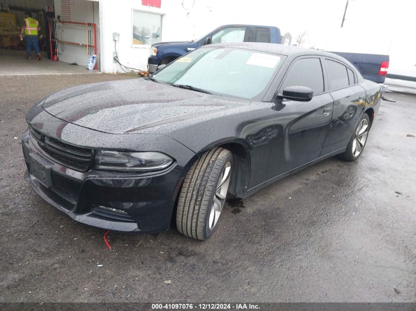 VIN 2C3CDXHG6GH258223 2016 DODGE CHARGER no.2