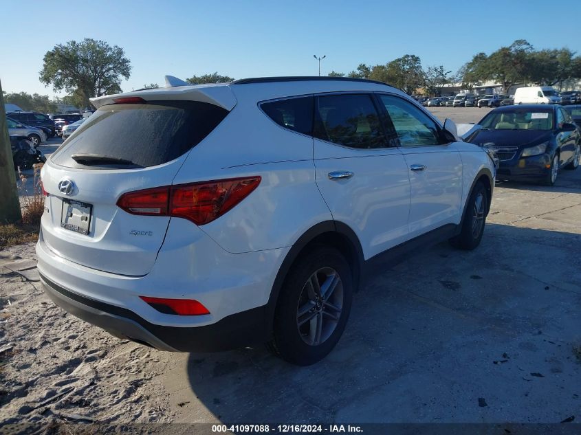 VIN 5NMZU3LB6HH011543 2017 Hyundai Santa Fe, Sport... no.4