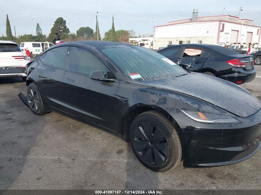 2024 Tesla Model 3 Long Range Dual Motor All-Wheel Drive/Rear-Wheel Drive VIN: 5YJ3E1EA1RF846819 Lot: 41097107