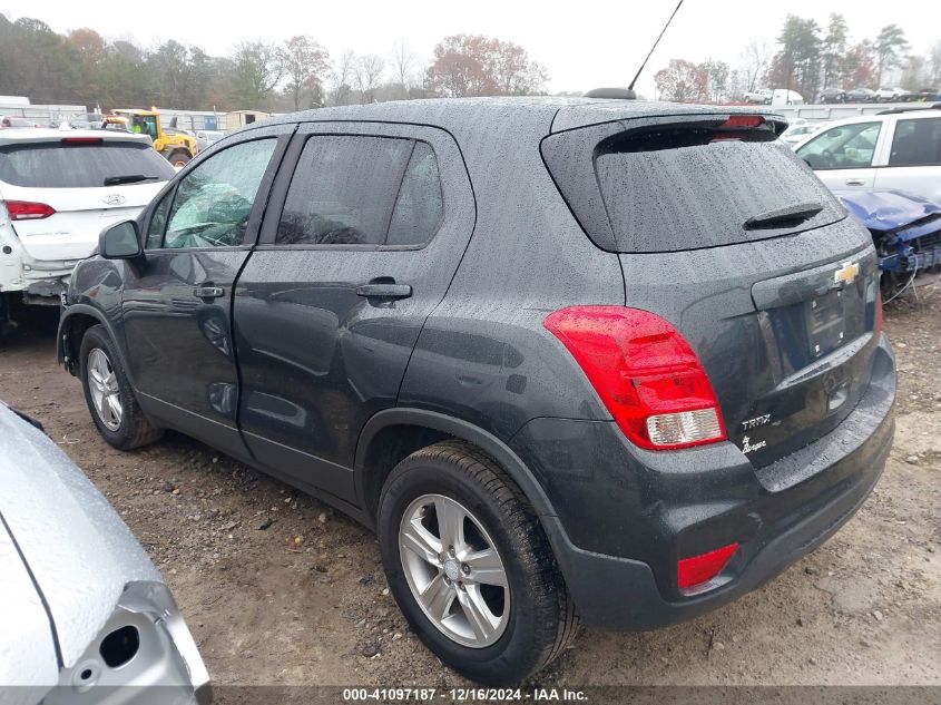 2019 Chevrolet Trax Ls VIN: 3GNCJKSB0KL257516 Lot: 41097187