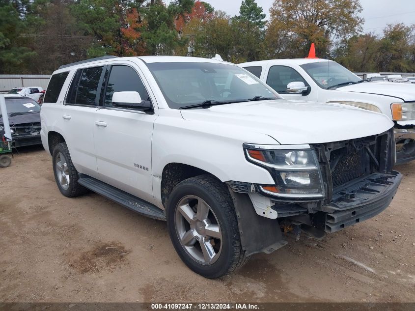 VIN 1GNSCBKC3FR713781 2015 Chevrolet Tahoe, LT no.1