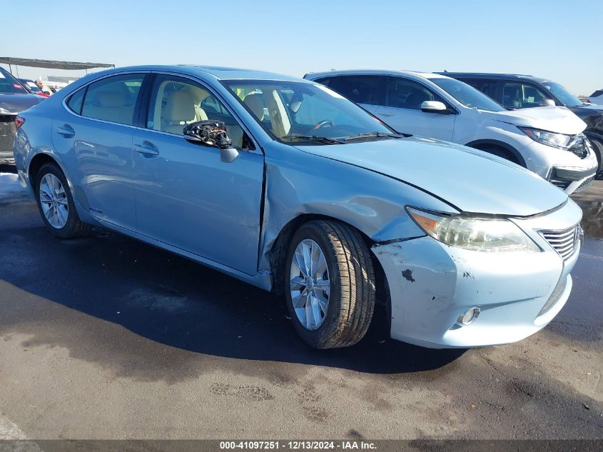 VIN JTHBW1GG0D2014084 2013 Lexus ES, 300H no.1