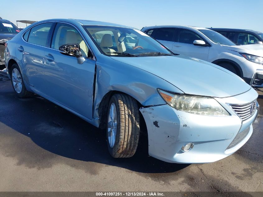 VIN JTHBW1GG0D2014084 2013 Lexus ES, 300H no.6