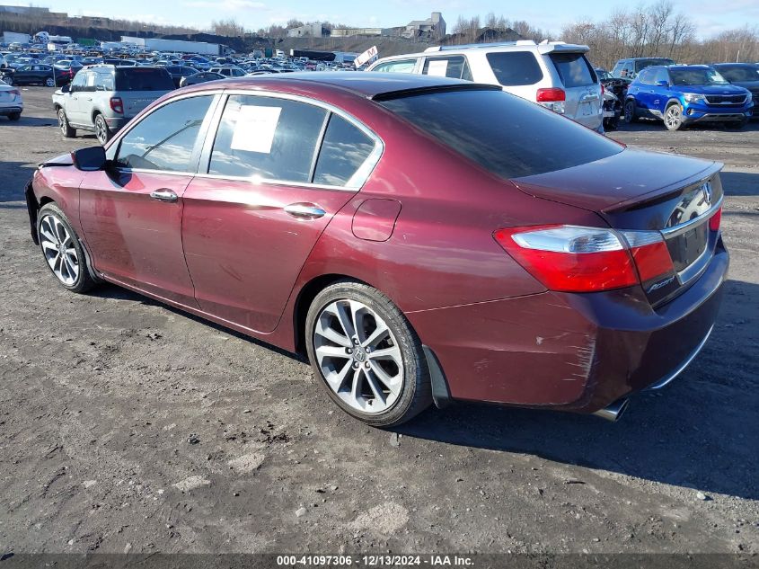 VIN 1HGCR2F59EA252785 2014 Honda Accord, Sport no.3