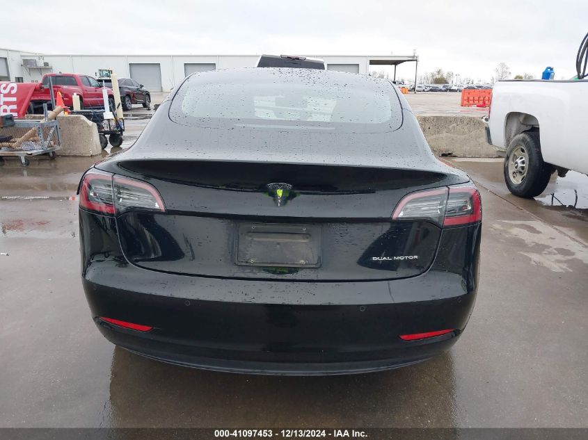 2022 Tesla Model 3 Long Range Dual Motor All-Wheel Drive VIN: 5YJ3E1EB6NF363510 Lot: 41097453