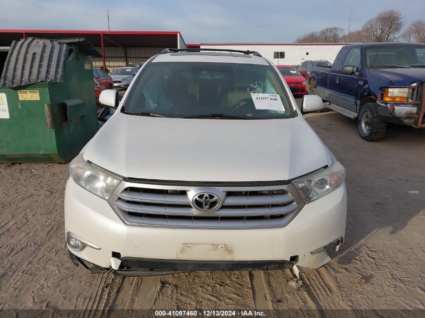 2012 Toyota Highlander Se V6 VIN: 5TDBK3EH8CS106636 Lot: 41097460