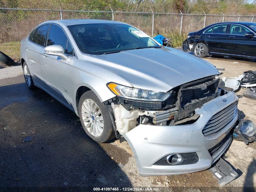 VIN 3FA6P0SUXDR285145 2013 FORD FUSION ENERGI no.1