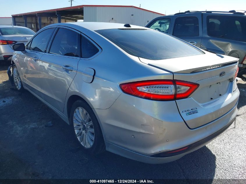 VIN 3FA6P0SUXDR285145 2013 FORD FUSION ENERGI no.3