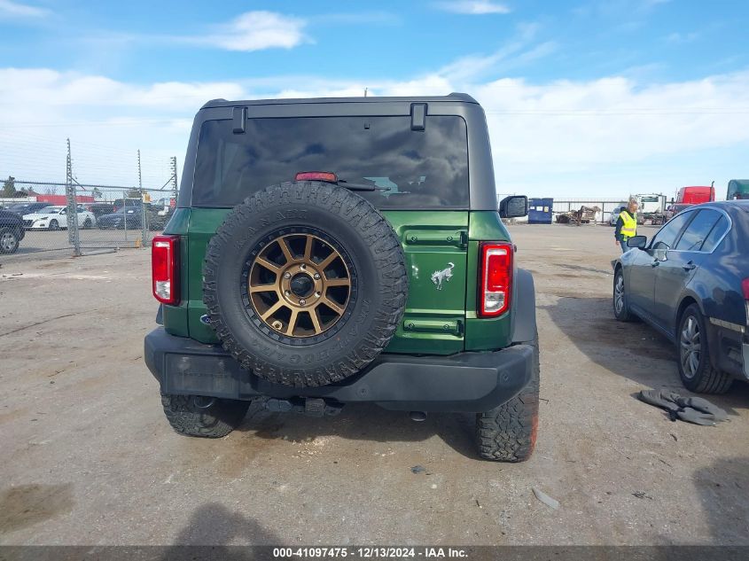 2022 Ford Bronco Big Bend VIN: 1FMEE5BP2NLB60347 Lot: 41097475