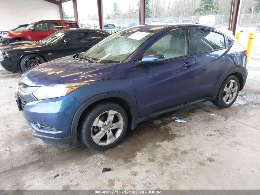 VIN 3CZRU6H51GM709729 2016 HONDA HR-V no.2