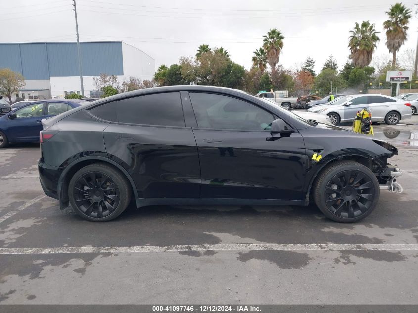 2021 Tesla Model Y Long Range Dual Motor All-Wheel Drive VIN: 5YJYGDEE2MF212769 Lot: 41097746