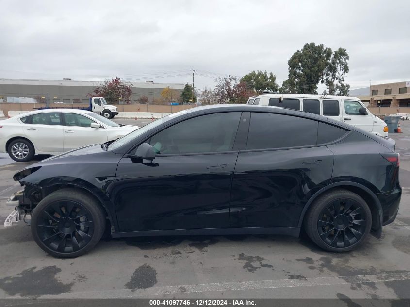 2021 Tesla Model Y Long Range Dual Motor All-Wheel Drive VIN: 5YJYGDEE2MF212769 Lot: 41097746