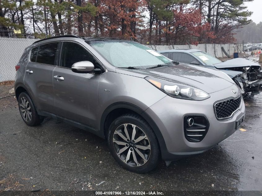 VIN KNDPNCAC5K7558866 2019 KIA Sportage, EX no.1