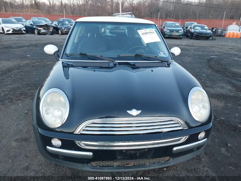 2004 Mini Cooper VIN: WMWRC33414TC51418 Lot: 41097993