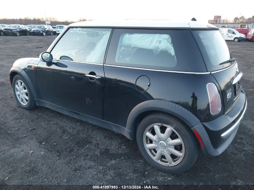 2004 Mini Cooper VIN: WMWRC33414TC51418 Lot: 41097993