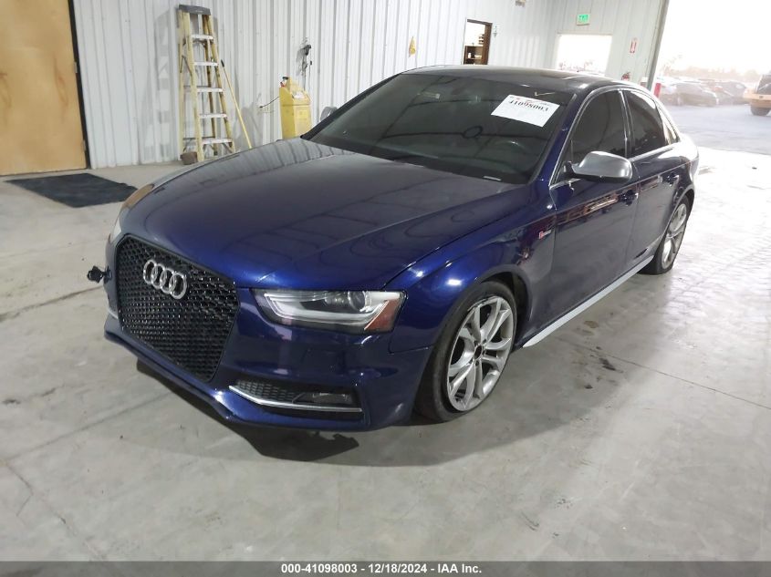 VIN WAUKGAFL7DA086111 2013 AUDI S4 no.2