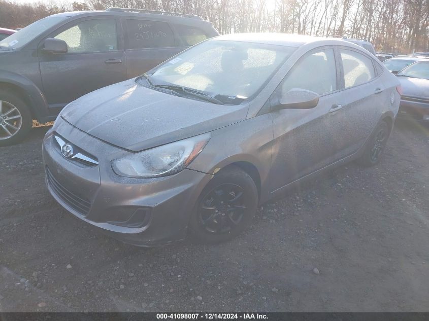 VIN KMHCT4AE1EU706301 2014 Hyundai Accent, Gls no.2