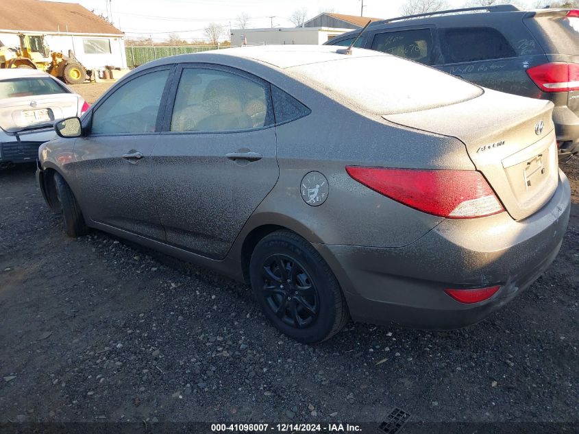 VIN KMHCT4AE1EU706301 2014 Hyundai Accent, Gls no.3