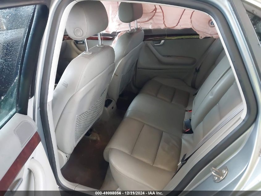 2006 Audi A4 3.2 VIN: WAUDG78E56A041360 Lot: 41098054