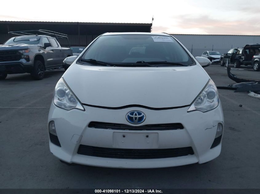 2013 Toyota Prius C Three VIN: JTDKDTB31D1545372 Lot: 41098101