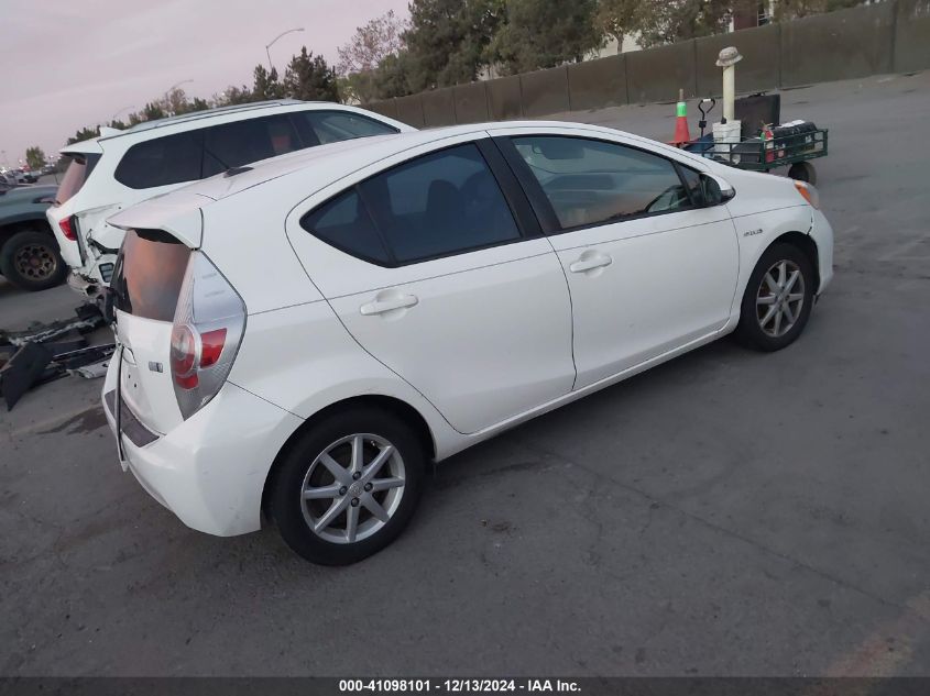 VIN JTDKDTB31D1545372 2013 Toyota Prius, C Three no.4