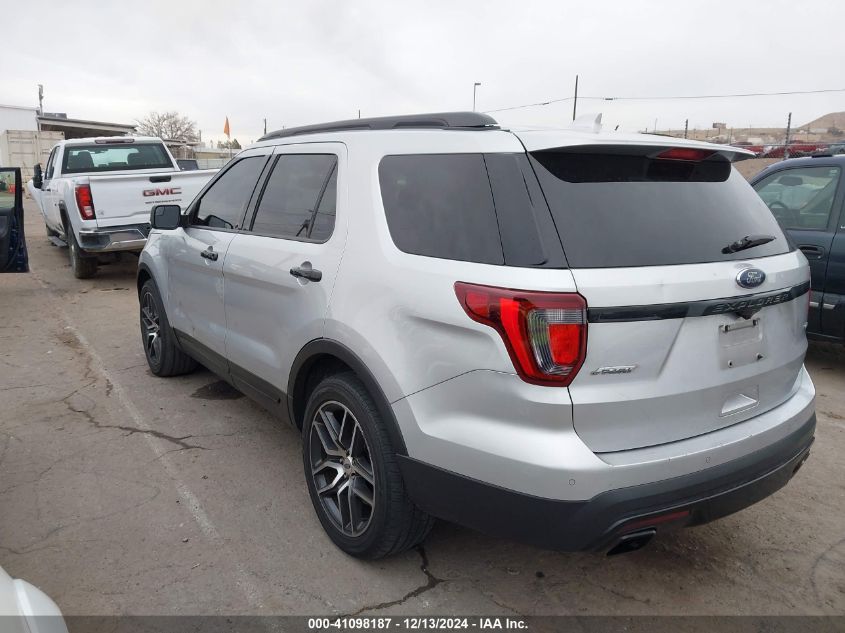 2016 Ford Explorer Sport VIN: 1FM5K8GT6GGC23851 Lot: 41098187