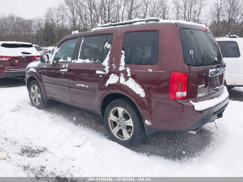 VIN 5FNYF3H55DB005365 2013 Honda Pilot, Ex-L no.3