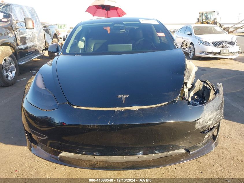 2022 Tesla Model 3 Long Range Dual Motor All-Wheel Drive VIN: 5YJ3E1EB5NF313360 Lot: 41098548