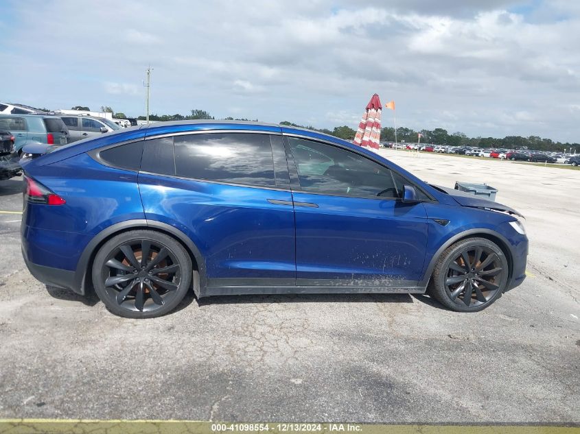 2020 Tesla Model X Long Range Dual Motor All-Wheel Drive/Long Range Plus Dual Motor All-Wheel Drive VIN: 5YJXCDE28LF302696 Lot: 41098554