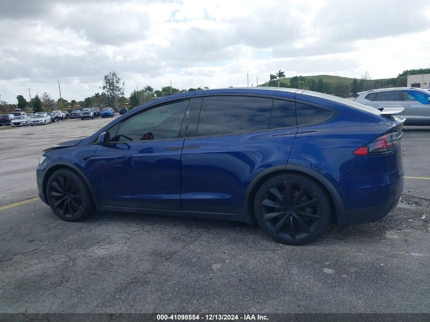 2020 Tesla Model X Long Range Dual Motor All-Wheel Drive/Long Range Plus Dual Motor All-Wheel Drive VIN: 5YJXCDE28LF302696 Lot: 41098554