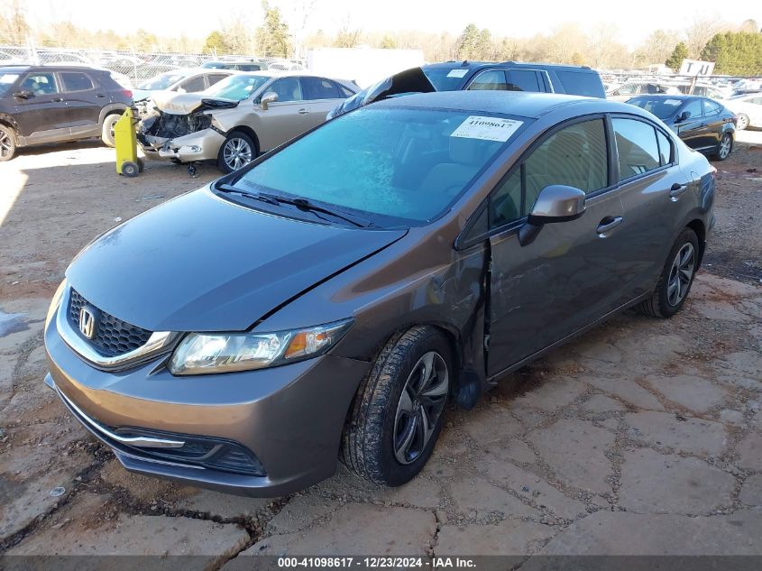 VIN 2HGFB2F55DH509975 2013 Honda Civic, LX no.2