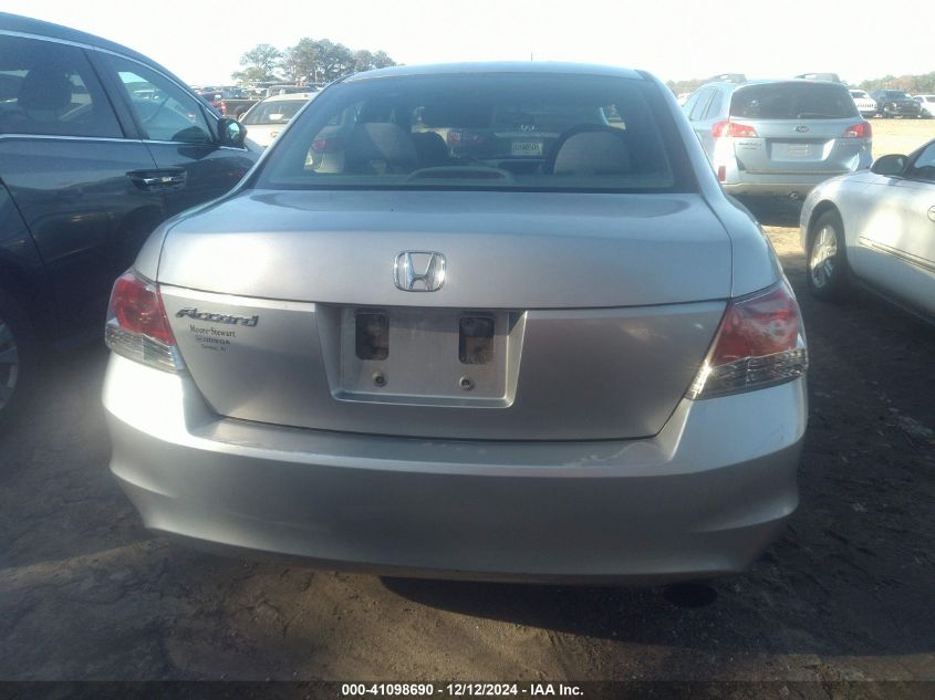 2010 Honda Accord 2.4 Lx-P VIN: 1HGCP2F4XAA164495 Lot: 41098690