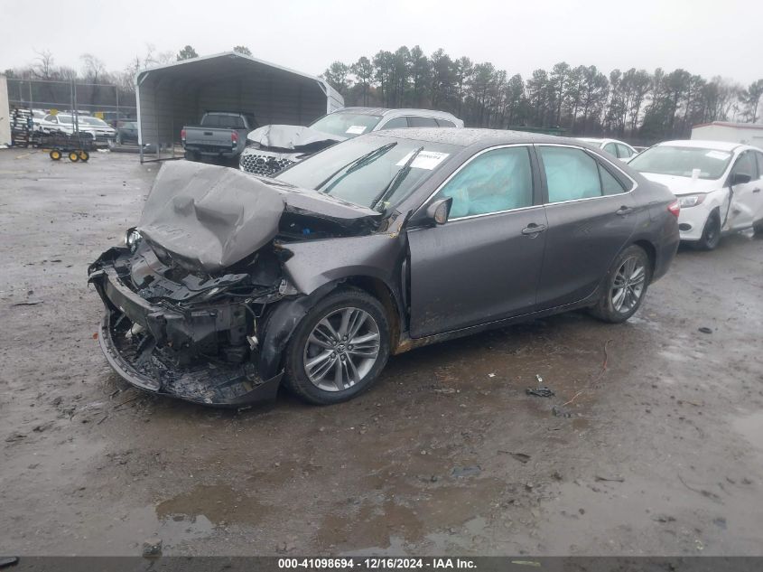 VIN 4T1BF1FK5GU119585 2016 Toyota Camry, SE no.2