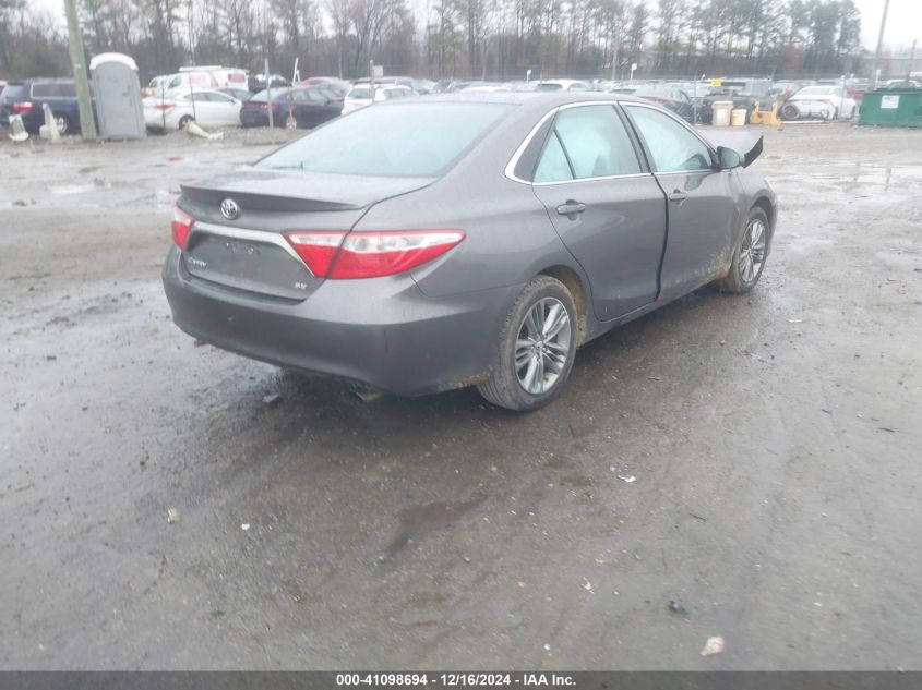 VIN 4T1BF1FK5GU119585 2016 Toyota Camry, SE no.4