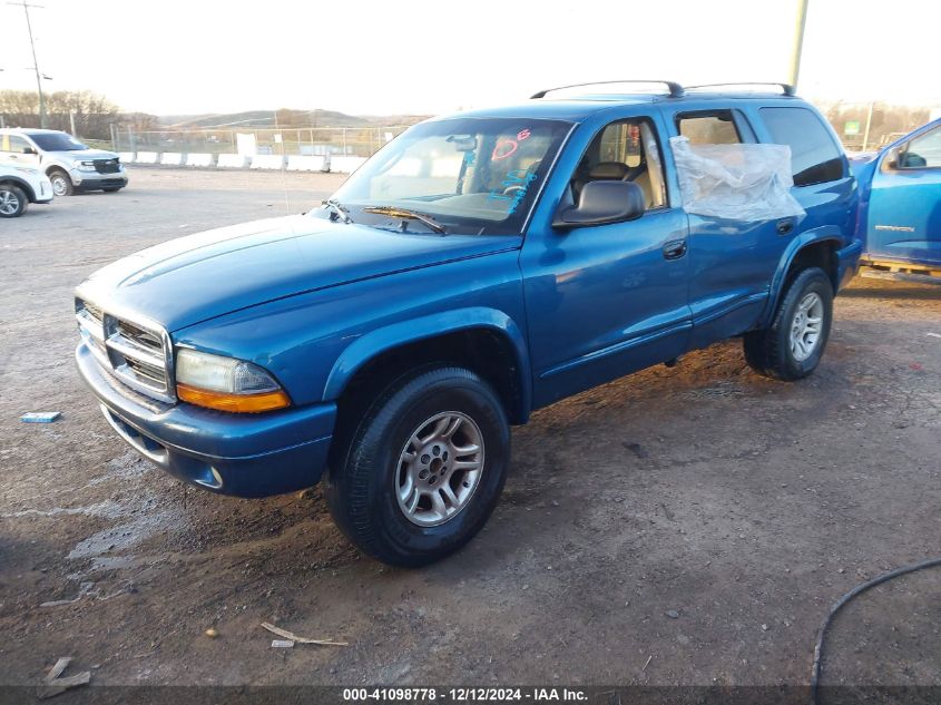 2002 Dodge Durango Slt VIN: 1B4HS48Z62F122964 Lot: 41098778