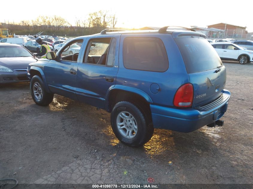 2002 Dodge Durango Slt VIN: 1B4HS48Z62F122964 Lot: 41098778