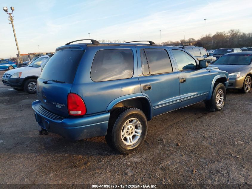 2002 Dodge Durango Slt VIN: 1B4HS48Z62F122964 Lot: 41098778