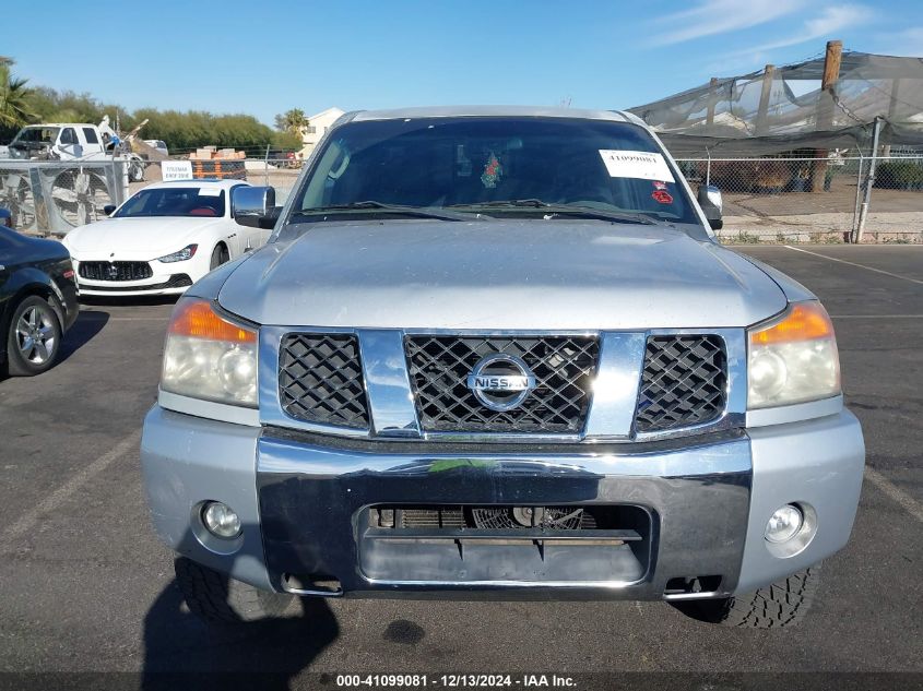 2005 Nissan Titan Se VIN: 1N6AA06A15N551174 Lot: 41099081